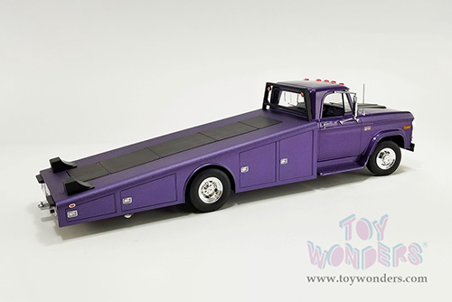 Acme - Dodge D-300 Ramp Truck (1970, 1/18 scale diecast model car, Plum Crazy) A1801913
