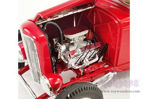 Acme -  Ford Hot Rod Pickup truck (1932, 1/18 scale diecast model car, Red) A1804100