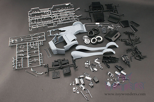 Acme - Build Your Own Model Kit | Ford Roadster 2-in-1 (1932, 1/18 scale diecast model car, Light Gray) A1805002K