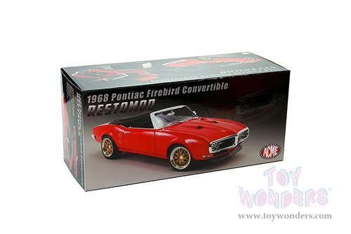 Acme - Pontiac&reg; Firebird&reg; Convertible - Restomod (1968, 1/18 scale diecast model car, Custom Candy Red) A1805214