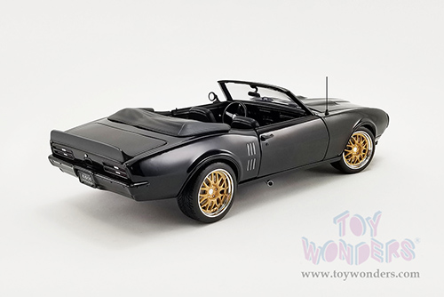 Acme - Pontiac® Firebird® Convertible - Restomod (1968, 1/18 scale diecast model car, Midnight Black) A1805215