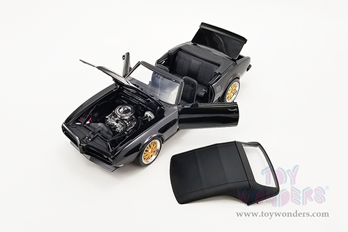 Acme - Pontiac® Firebird® Convertible - Restomod (1968, 1/18 scale diecast model car, Midnight Black) A1805215