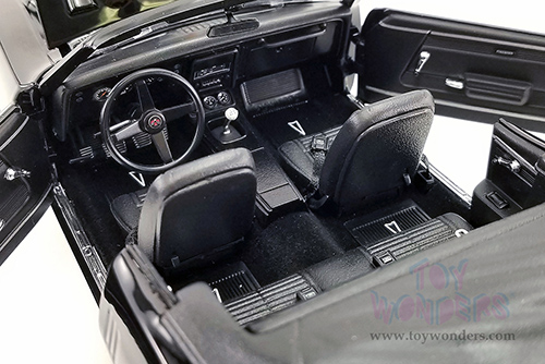 Acme - Pontiac® Firebird® Convertible - Restomod (1968, 1/18 scale diecast model car, Midnight Black) A1805215