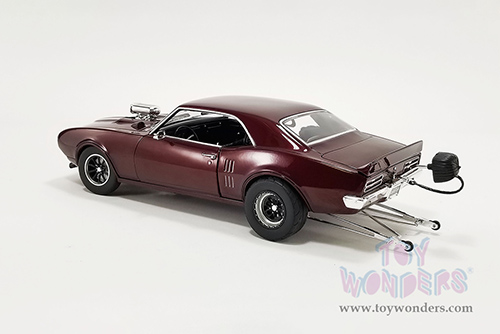 Acme Drag Outlaws - Pontiac Firebird Hardtop (1968, 1/18 scale diecast model car, Custom Maroon Metallic) A1805216