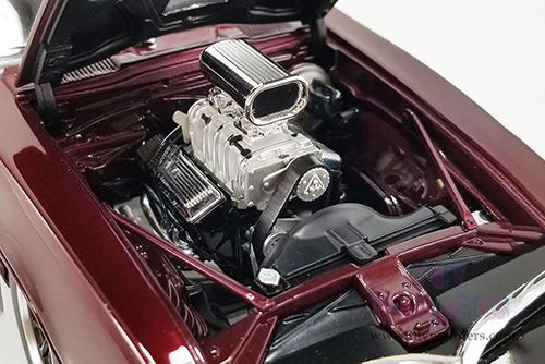 Acme Drag Outlaws - Pontiac Firebird Hardtop (1968, 1/18 scale diecast model car, Custom Maroon Metallic) A1805216