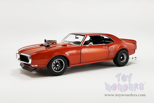 Acme Drag Outlaws - Pontiac Firebird Hardtop (1968, 1/18 scale diecast model car, Custom Orange Metallic) A1805217