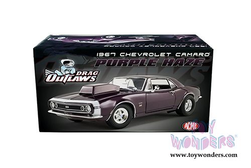 Acme Drag Outlaws - Chevrolet&reg; Camaro&reg; SS (1967, 1/18 scale diecast model car, Purple Haze) A1805721
