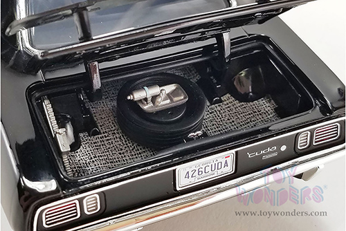 Acme - Plymouth HEMI&reg; Barracuda Hardtop (1971, 1/18 scale diecast model car, Black) A1806124