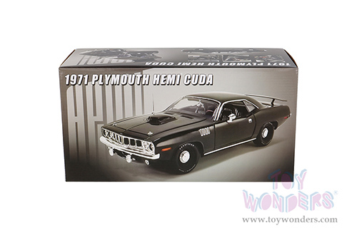 Acme - Plymouth HEMI&reg; Barracuda Hardtop (1971, 1/18 scale diecast model car, Black) A1806124