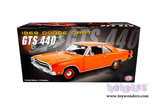 Acme - Dodge Dart GTS 440 Hardtop (1969, 1/18 scale diecast model car, Orange) A1806404