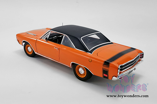Acme - Dodge Dart GTS 440 with Vinyl Top Hardtop (1969, 1/18 scale diecast model car, Orange) A1806404VT