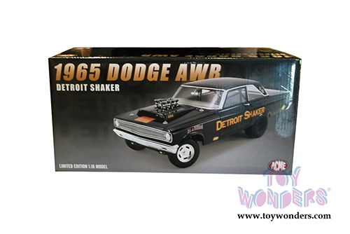 Acme - Dodge AWB Detroit Shaker Hardtop (1965, 1/18 scale diecast model car, Black) A1806505
