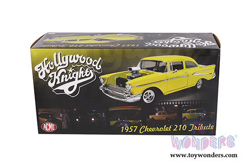 Acme - Chevrolet&reg; 210 Hollywood Knights Tribute Edition (1957, 1/18 scale diecast model car, Canary Yellow) A1807006