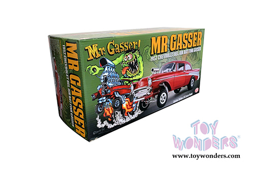 Acme - Chevrolet&reg; Bel Air Gasser "Rat Fink Gasser" (1957, 1/18 scale diecast model car, Red) A1807008