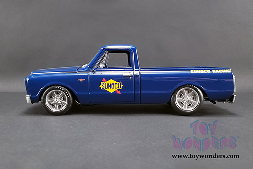 Acme - Chevrolet&reg; C-10 Sunoco Racing Shop Pickup Truck (1967, 1/18 scale diecast model car, Blue) A1807211