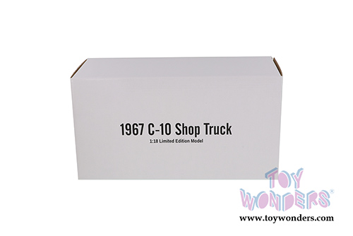 Acme - Chevrolet&reg; C-10 Shop Pickup Truck (1967, 1/18 scale diecast model car, Blue) A1807211B