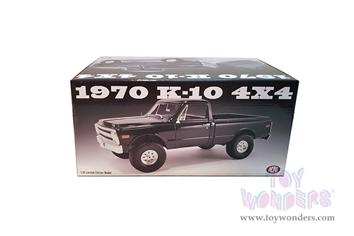 Acme - Chevrolet® K10 4x4 Pickup Truck (1970, 1/18 scale diecast model car, Black) A1807215