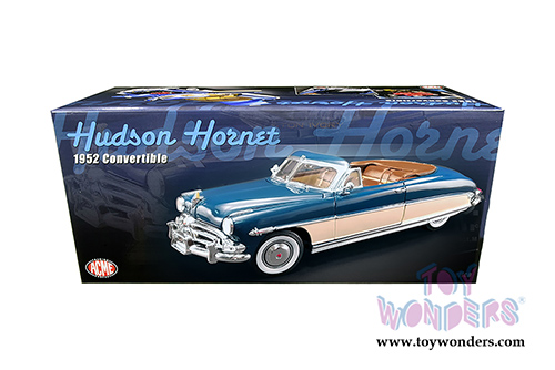 Acme - Hudson Hornet Convertible (1952, 1/18 scale diecast model car, Admiral Blue/Boston Ivory) A1807504