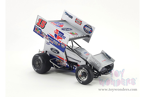 Acme - Winged Sprint Car #15 Donny Schatz "Carquest" World of Outlaws Sprint Car (2021, 1/18 scale diecast model car, Silver) A1809500