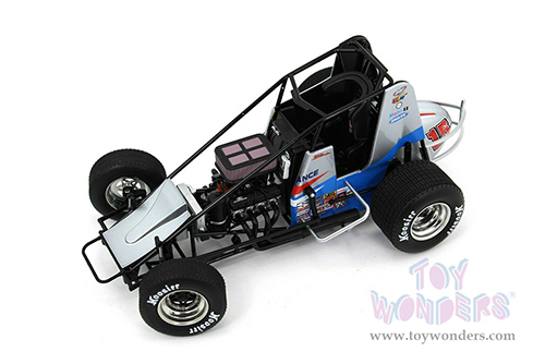 Acme - Winged Sprint Car #15 Donny Schatz "Carquest" World of Outlaws Sprint Car (2021, 1/18 scale diecast model car, Silver) A1809500