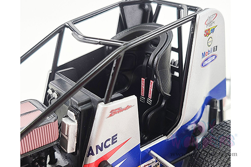 Acme - Winged Sprint Car #15 Donny Schatz "Carquest" World of Outlaws Sprint Car (2021, 1/18 scale diecast model car, Silver) A1809500