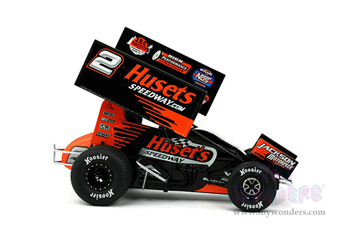 Acme - Winged Sprint Car #2 David Gravel "Husets Speedway" Big Game Motorsport (2021, 1/18 scale diecast model car, Black/Red) A1809507