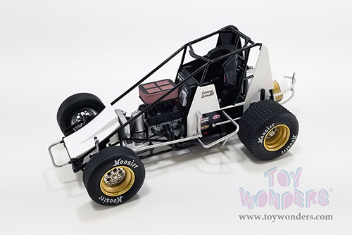 Acme - Winged Sprint Car #1 Sammy Swindell "Kodiak Special" National Sprint Car Hall of Fame and Museum 1987 (1/18 scale diecast model car, White) A1809524