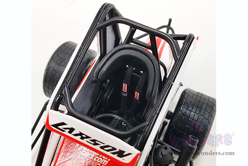 Acme - Midget Sprint Car #01 Kyle Larson FLO Racing 2022 (1/18 scale diecast model car, White/Red) A1810122