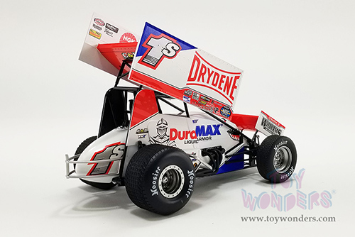 Acme - Winged Sprint Car #1S Logan Schuchart "Drydene - Duramax" (2022, 1/18 scale diecast model car, White) A1822004
