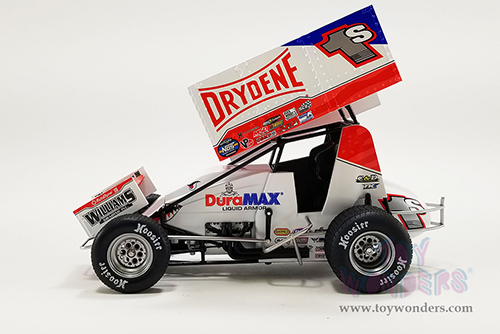 Acme - Winged Sprint Car #1S Logan Schuchart "Drydene - Duramax" (2022, 1/18 scale diecast model car, White) A1822004