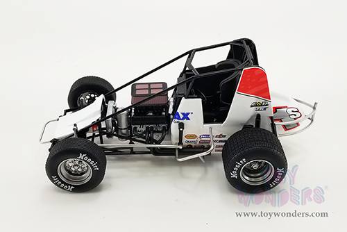 Acme - Winged Sprint Car #1S Logan Schuchart "Drydene - Duramax" (2022, 1/18 scale diecast model car, White) A1822004