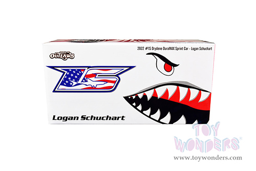 Acme - Winged Sprint Car #1S Logan Schuchart "Drydene - Duramax" (2022, 1/18 scale diecast model car, White) A1822004
