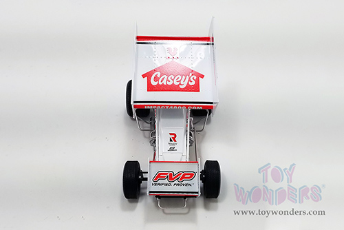 Acme - Winged Sprint Car #21 Brian Brown "Casey's General Store - FVP" Brian Brown Racing 2022 (1/18 scale diecast model car, White) A1822009