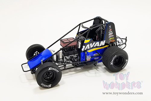 Acme - Winged Sprint Car #9 Kasey Kahne "Karavan - Fuel Me" Kasey Kahne Racing 2022 (1/18 scale diecast model car, Blue) A1822012