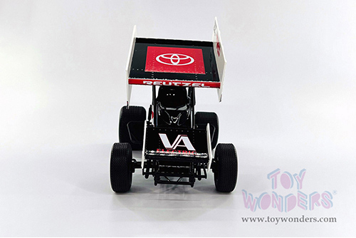 Acme - Winged Sprint Car #8 Aaron Reutzel "Mobil 1" Roth Motorsports 2022 (1/18 scale diecast model car, White) A1822015