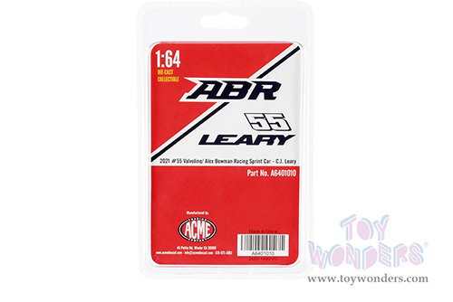 Acme - Winged Sprint Car #55 C.J. Leary "Valvoline" Alex Bowman Racing (2021, 1/64 scale diecast model car, Red) A6401010