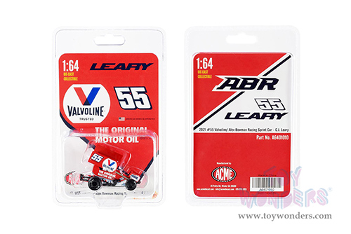 Acme - Winged Sprint Car #55 C.J. Leary "Valvoline" Alex Bowman Racing (2021, 1/64 scale diecast model car, Red) A6401010
