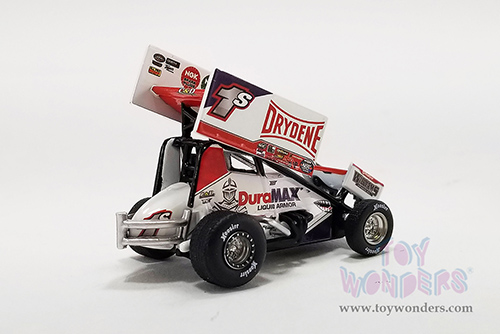 Acme - Winged Sprint Car #1S Logan Schuchart "Drydene - Duramax" Shark Racing (2022, 1/64 scale diecast model car, White) A6422004