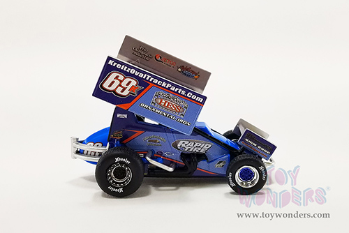Acme - Winged Sprint Car #69K Lance Dewease "Hess Ornamental Iron" Kreitz Racing (2022, 1/64 scale diecast model car, Blue) A6422008