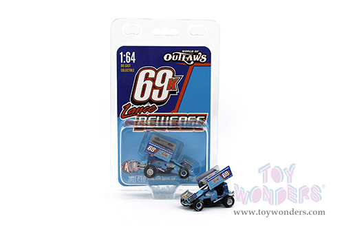 Acme - Winged Sprint Car #69K Lance Dewease "Hess Ornamental Iron" Kreitz Racing (2022, 1/64 scale diecast model car, Blue) A6422008