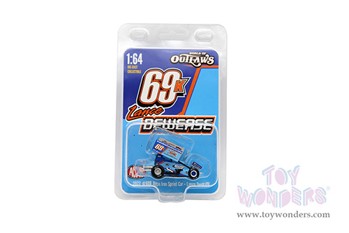 Acme - Winged Sprint Car #69K Lance Dewease "Hess Ornamental Iron" Kreitz Racing (2022, 1/64 scale diecast model car, Blue) A6422008