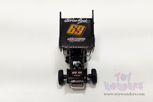 Acme - Winged Sprint Car #69 Bud Kaeding "Al's Roofing Supplies" Kaeding Performance (2022, 1/64 scale diecast model car, Black) A6422010