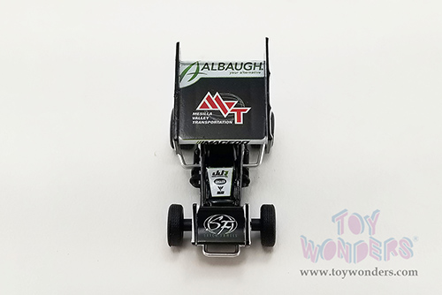 Acme - Winged Sprint Car #41 Carson Macedo "Albaugh" Jason Johnson Racing (2022, 1/64 scale diecast model car, Black/White) A6422011