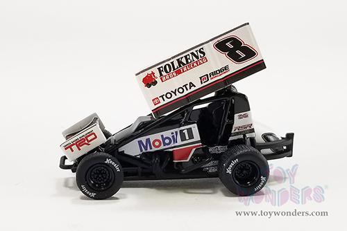 Acme - Winged Sprint Car #8 Aaron Reutzel "Mobil 1" Roth Motorsports (2022, 1/64 scale diecast model car, Black) A6422015