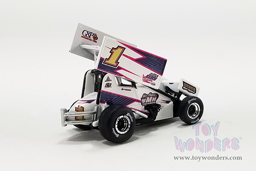 Acme - Winged Sprint Car #1 Logan Wagner "ZEMCO" Mac Magee Motorsports (2022, 1/64 scale diecast model car, White) A6422017