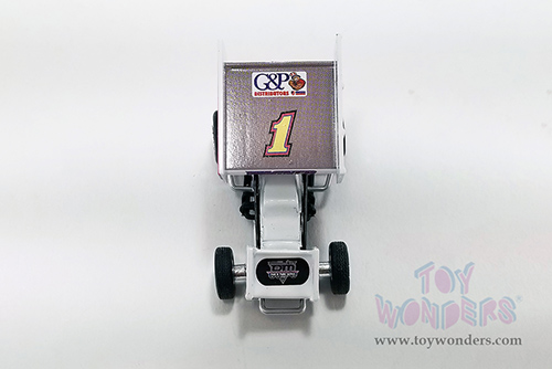 Acme - Winged Sprint Car #1 Logan Wagner "ZEMCO" Mac Magee Motorsports (2022, 1/64 scale diecast model car, White) A6422017