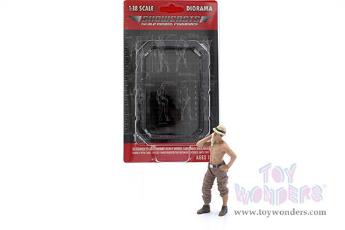 Showcasts® Figurines - 4x4 Mechanic - Figure 1 (1/18 scale, Brown) AD-18011 MAP: $14.99