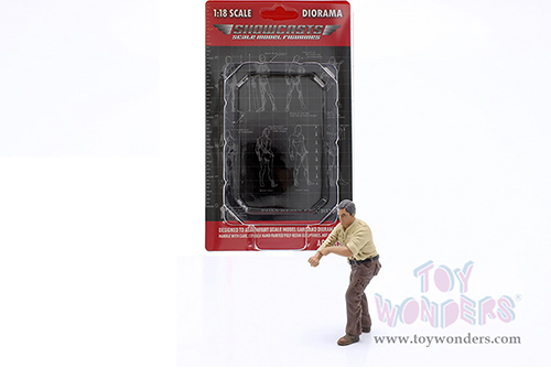 Showcasts® Figurines - 4x4 Mechanic - Figure 3 (1/18 scale, Beige/Brown) AD-18013 MAP: $14.99
