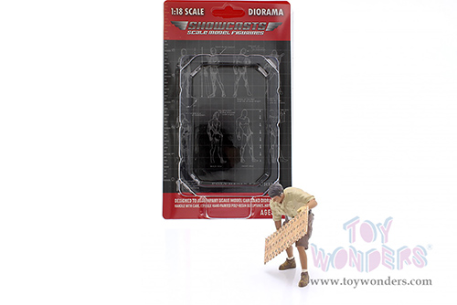 Showcasts® Figurines - 4x4 Mechanic - Figure 8 (1/18 scale, Beige/Brown) AD-18018 MAP: $14.99