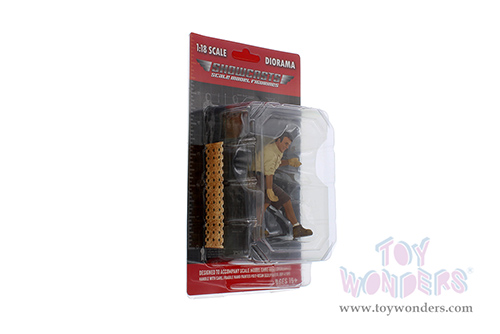 Showcasts® Figurines - 4x4 Mechanic - Figure 8 (1/18 scale, Beige/Brown) AD-18018 MAP: $14.99